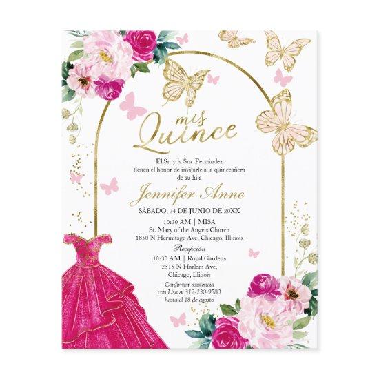 Butterfly Budget Spanish Quinceanera