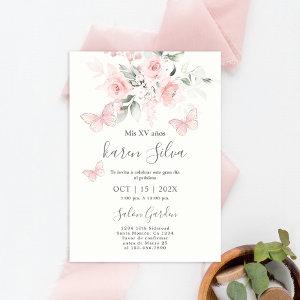 Butterfly Floral Quinceañera