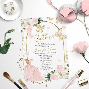 Butterfly Quince  Blush Floral Dress