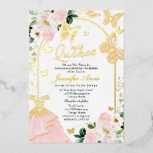 Butterfly Quince  Blush Floral Dress