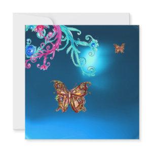 BUTTERFLY SAPPHIRE ,blue bright pink purple red