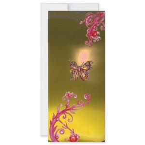 BUTTERFLY  TOPAZ , yellow bright red pink violet