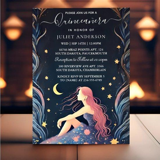 By Dark Fun Star Prom Starry Night Sky Quinceanera