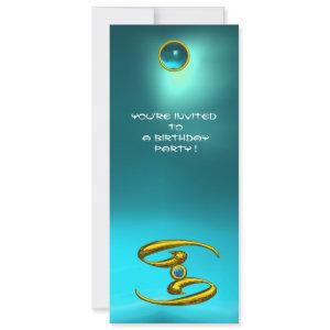 CANCER OPALE,aquamarine bright yellow blue