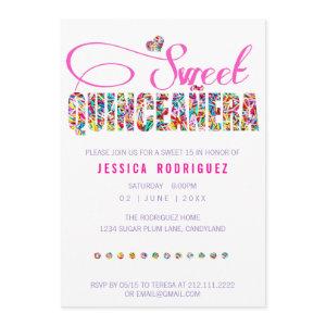 Candy Theme Quinceañera Birthday
