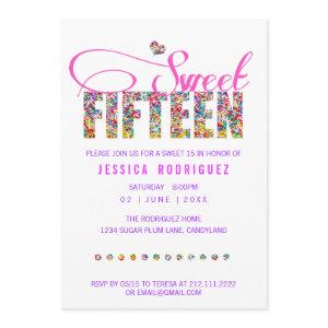 Candy Theme SWEET Fifteen 15 Birthday