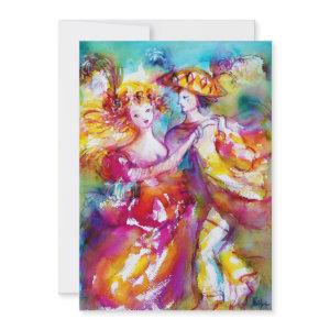 CARNIVAL DANCE 2, vibrant pink blue Announcement