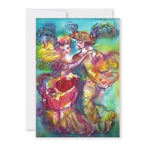 CARNIVAL DANCE,Mardi Gras Party, vibrant pink blue