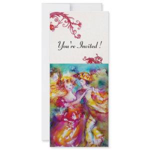 CARNIVAL DANCE Red Flourishes Party Programme
