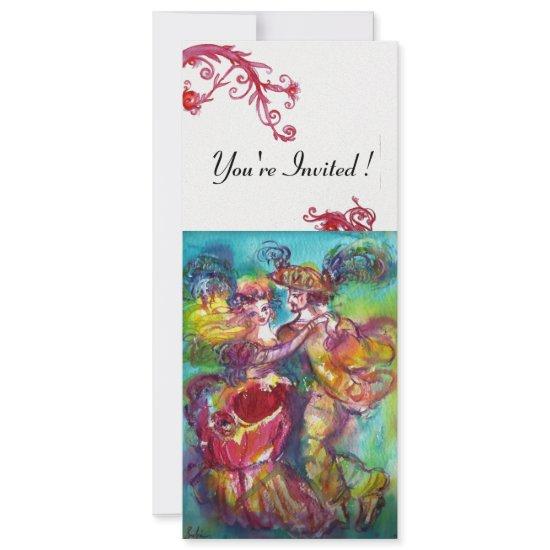 CARNIVAL DANCE vibrant blue red flourish ice