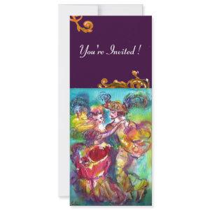 CARNIVAL DANCE vibrant pink blue ,yellow flourish