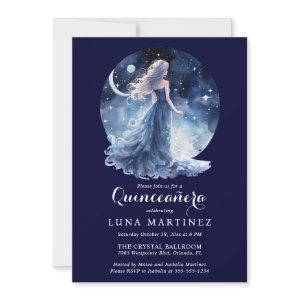 Celestial Goddess Starry Night Sky Quinceañera