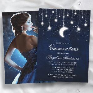 Celestial Moon Stars Lights Photo Quinceanera
