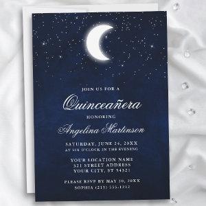 Celestial Moon Stars Quinceanera