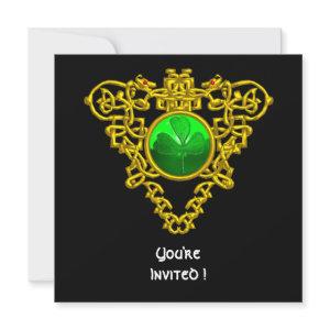 CELTIC HEART WITH SHAMROCK ST PATRICK'S DAY PARTY