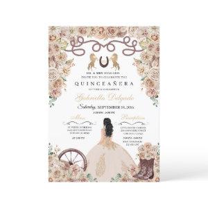 Champagne Gold Charro Princess Quinceanera