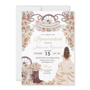 Champagne Gold Western Charro Quinceanera