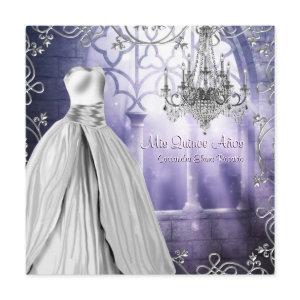 Chandelier Lavender Purple Quinceanera