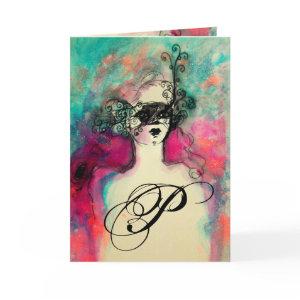 CHARM MONOGRAM / Happy Birthday Card