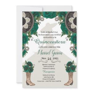 Charra Quinceanera , Green Gold Mariachi