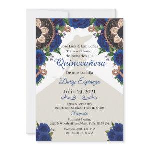 Charra Quinceanera , Royal blue Mariachi