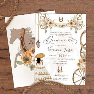 Charro Floral Boho Rustic Country Quinceanera