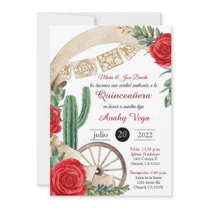 Charro Huapango Quinceanera , Red Roses
