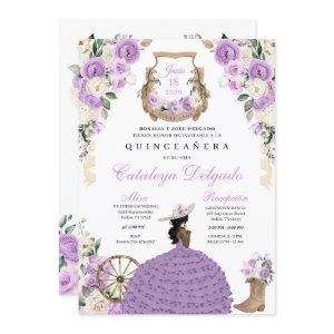 Charro Princess Lilac Western Quinceañera