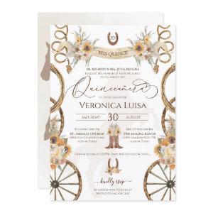 Charro Sunflower Country Rustic Floral Quinceanera