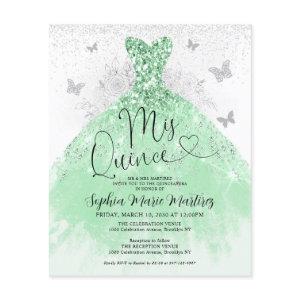 Cheap Sage Green Dress Mis Quince Quinceañera Flyer
