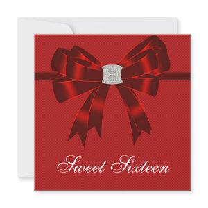 Cherry Red Sweet Sixteen Birthday Party