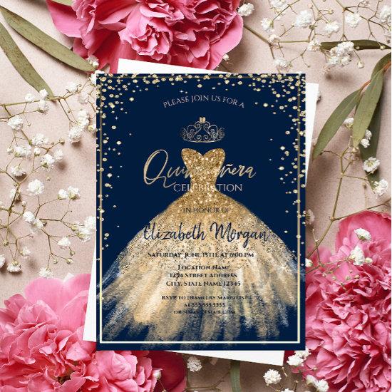 Chic Dress Gold Tiara,Diamonds Quinceañera