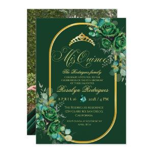 Chic Emerald green Quinceanera 15th Birthday
