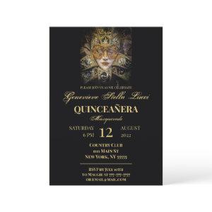 Chic Masquerade Quinceañera Party