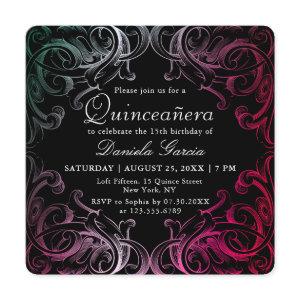 Chic Modern Baroque 15th Birthday Quiceanera