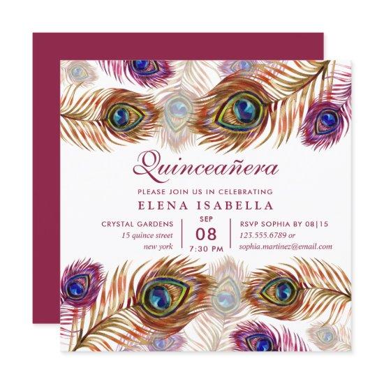 Chic Modern Baroque 15th Birthday Quinceanera