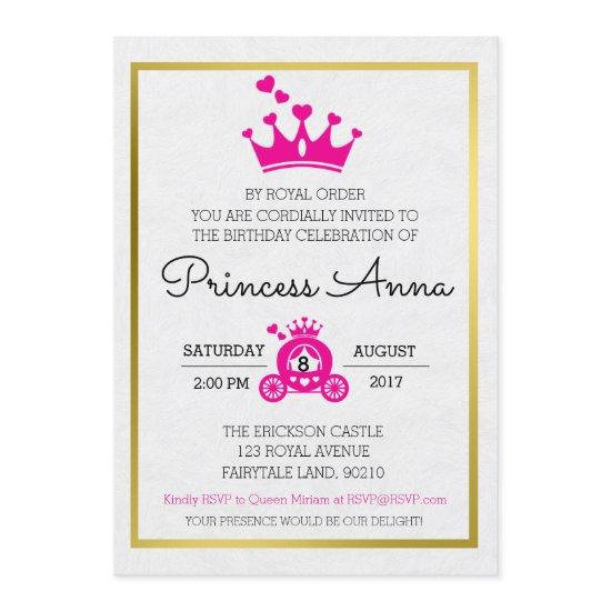 Chic Pink Princess Birthday