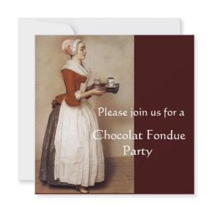 CHOCOLATE FONDUE DINNER PARTY
