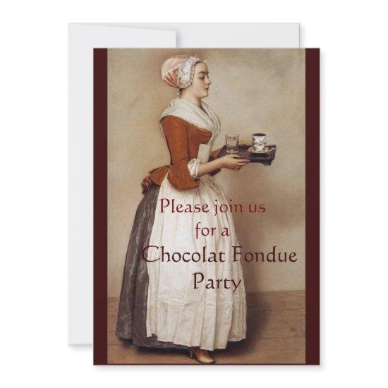 CHOCOLATE FONDUE DINNER PARTY