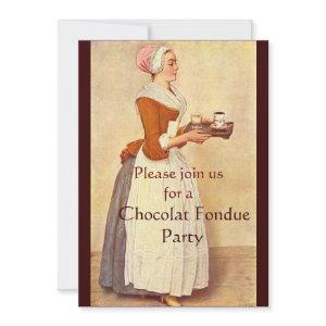 CHOCOLATE FONDUE DINNER PARTY