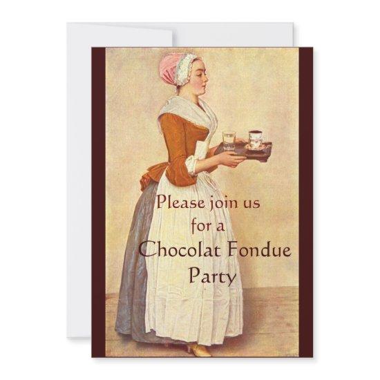 CHOCOLATE FONDUE DINNER PARTY