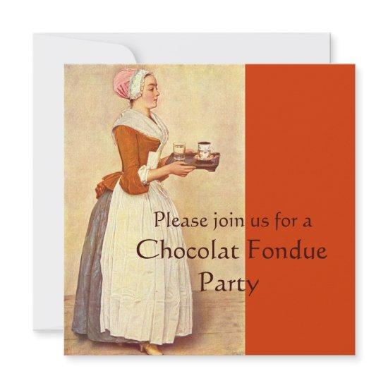 CHOCOLATE FONDUE DINNER PARTY