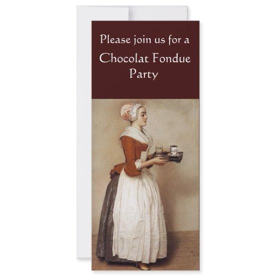 CHOCOLATE FONDUE DINNER PARTY