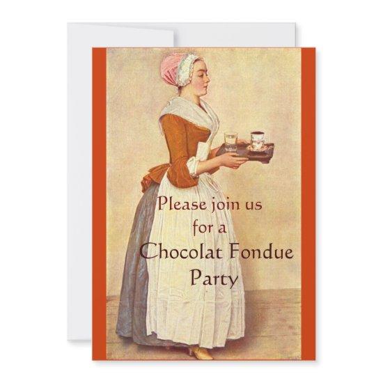 CHOCOLATE FONDUE DINNER PARTY