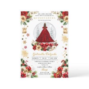 Christmas Snow Globe Princess Winter Quinceañera