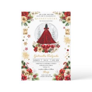 Christmas Snow Globe Princess Winter Quinceañera
