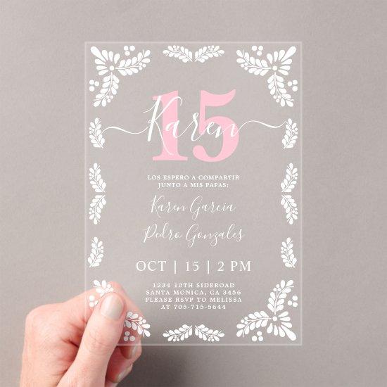 Cielito Lindo Quinceanera Acrylic