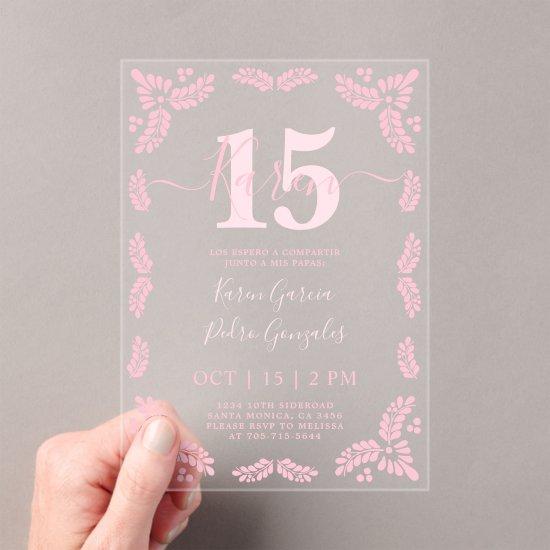 Cielito Lindo Quinceanera Acrylic