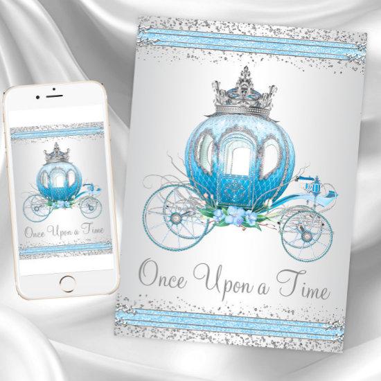 Cinderella Blue Princess Birthday Party