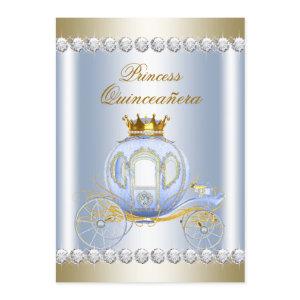 Cinderella Blue Princess Quinceanera